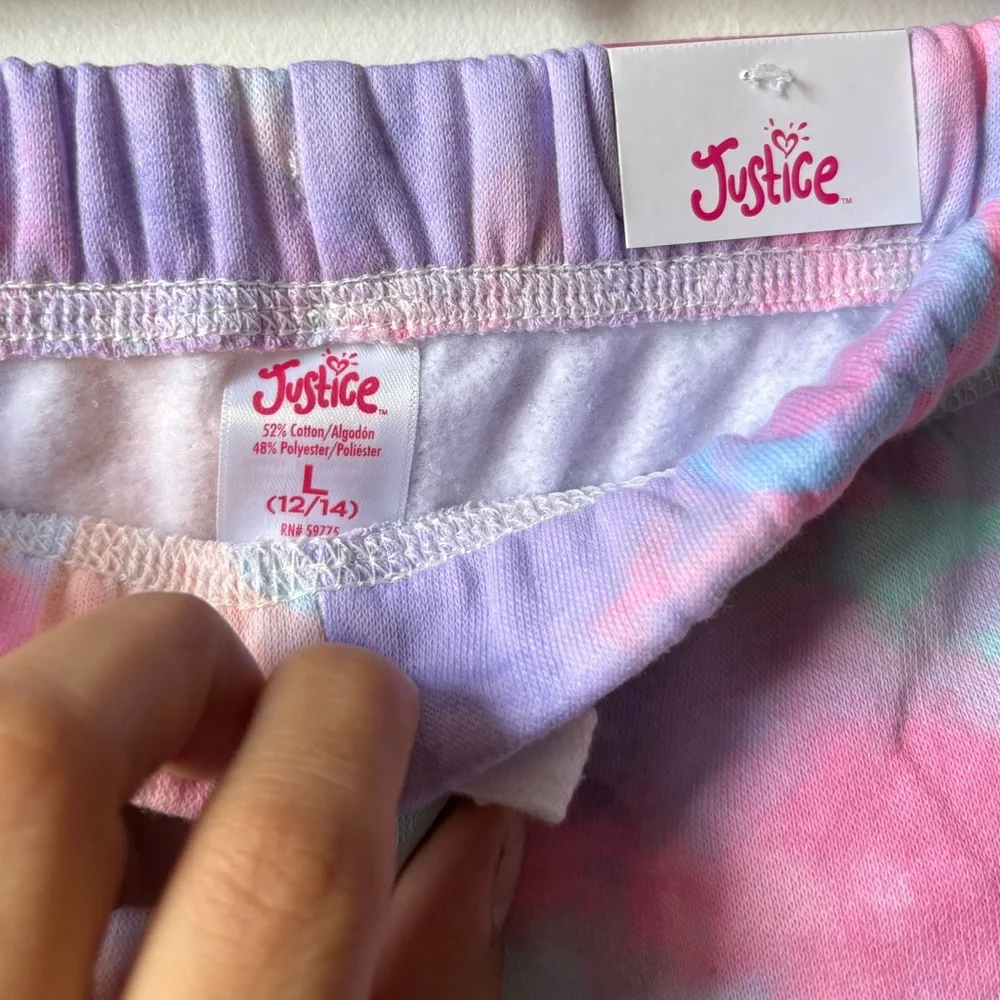 Justice Tie-Dye Joggers Big Girl